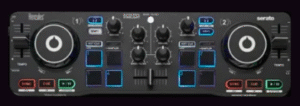 Controladora DJ ultra compacta con jog wheels sensibles, retroiluminación RGB y compatibilidad con Serato DJ Lite. - Itestream